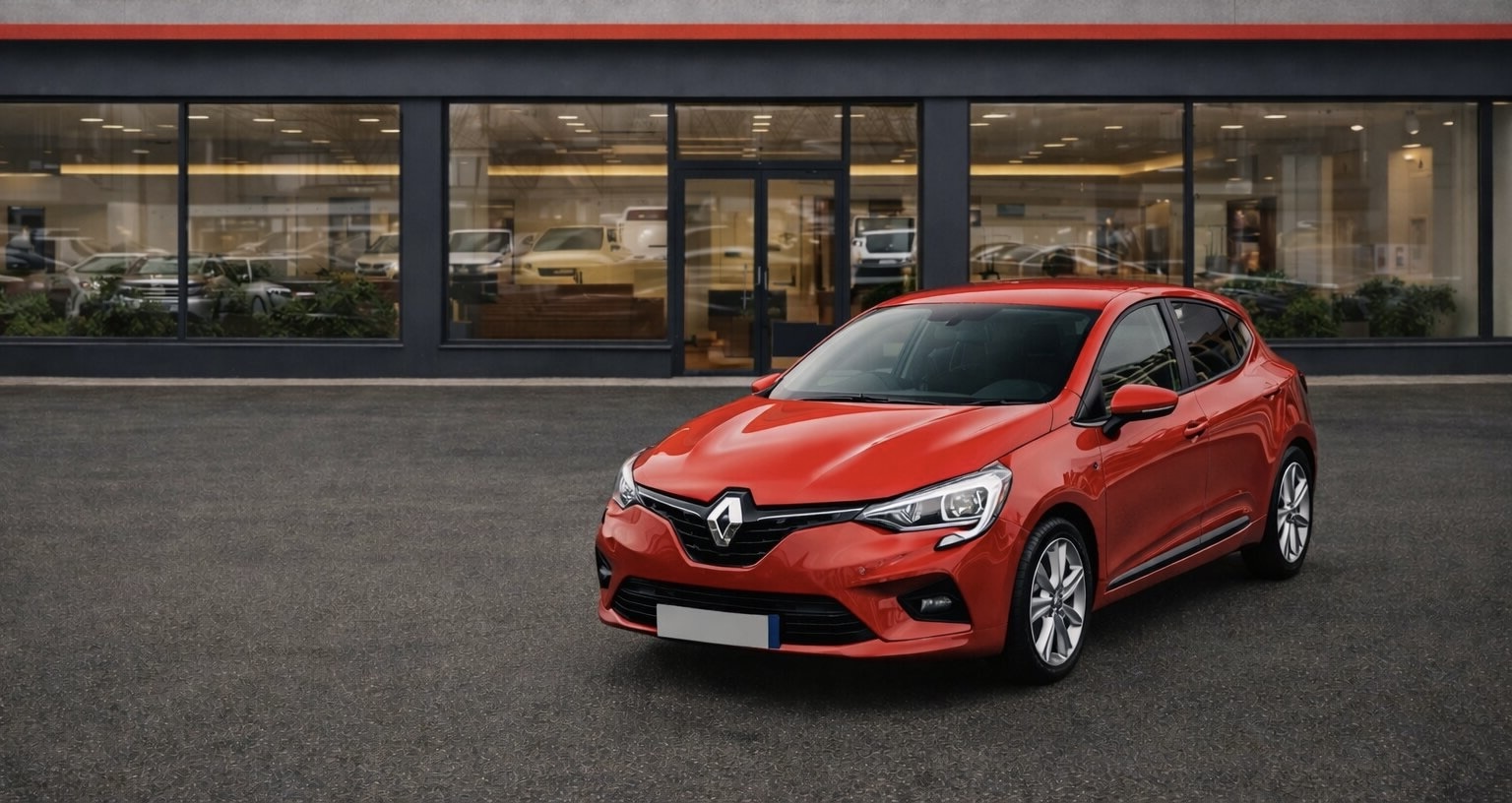 Renault Clio rouge – Hybride